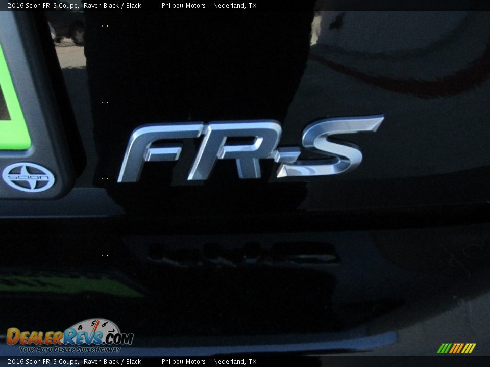 2016 Scion FR-S Coupe Raven Black / Black Photo #16