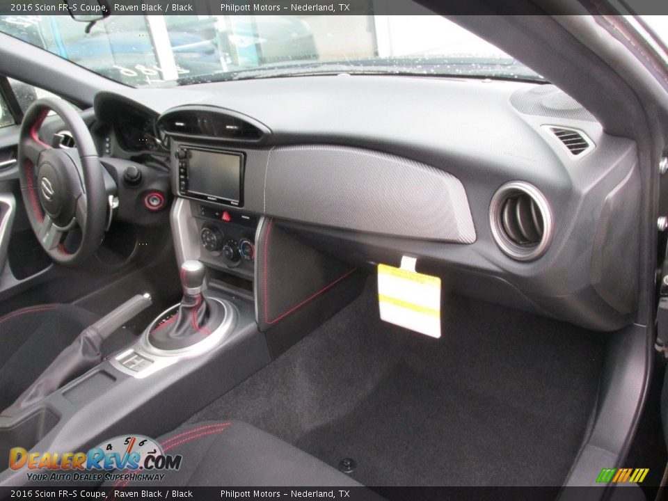 2016 Scion FR-S Coupe Raven Black / Black Photo #17