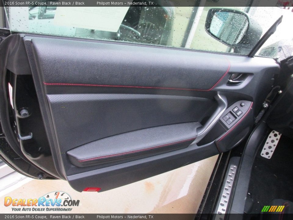 2016 Scion FR-S Coupe Raven Black / Black Photo #18