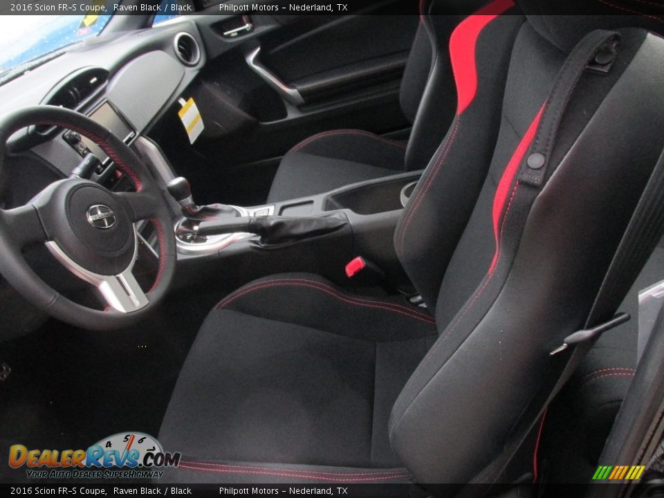 2016 Scion FR-S Coupe Raven Black / Black Photo #20