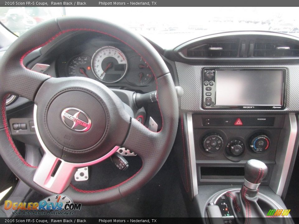 2016 Scion FR-S Coupe Raven Black / Black Photo #22