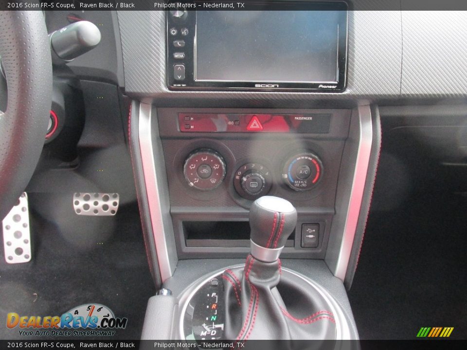 2016 Scion FR-S Coupe Raven Black / Black Photo #23