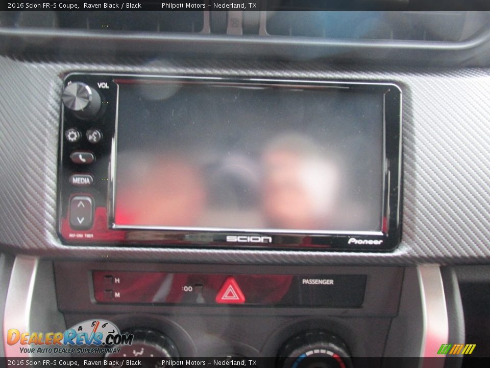 2016 Scion FR-S Coupe Raven Black / Black Photo #24