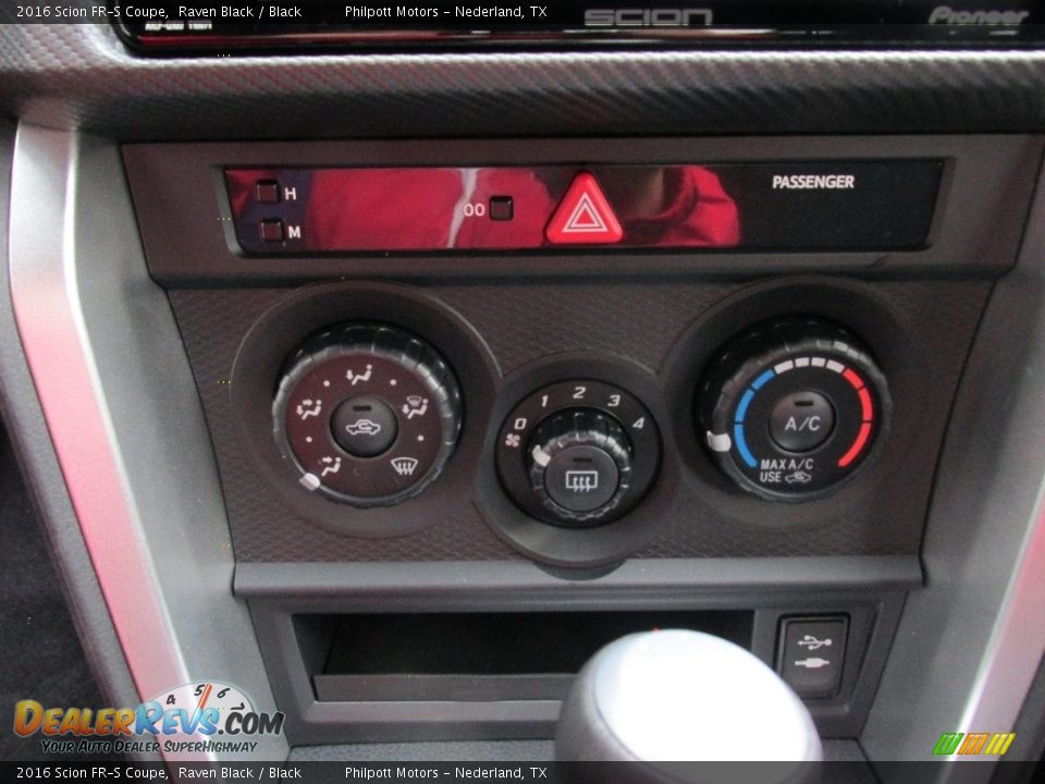 2016 Scion FR-S Coupe Raven Black / Black Photo #25