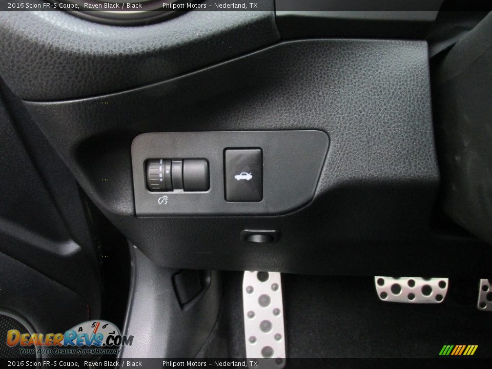2016 Scion FR-S Coupe Raven Black / Black Photo #27