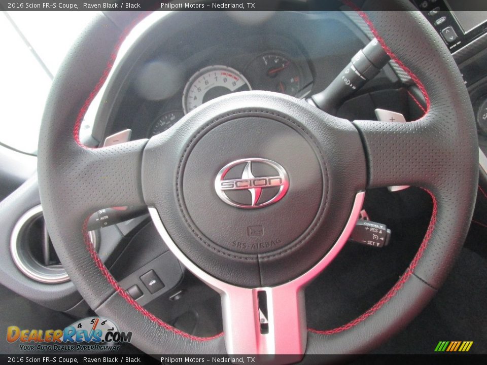 2016 Scion FR-S Coupe Raven Black / Black Photo #28