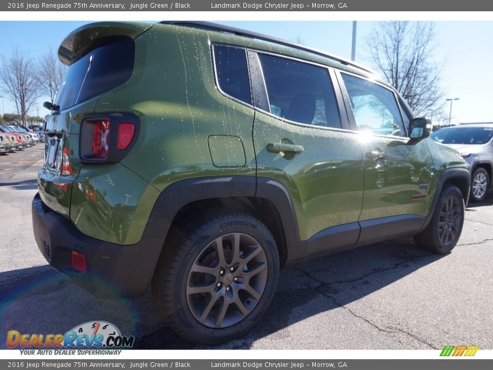 2016 Jeep Renegade 75th Anniversary Jungle Green / Black Photo #3