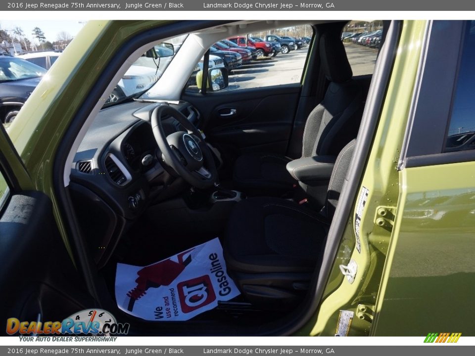 2016 Jeep Renegade 75th Anniversary Jungle Green / Black Photo #6
