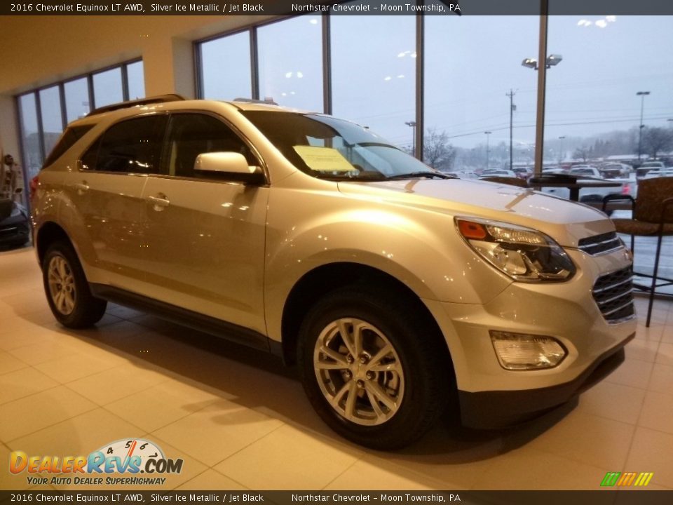 2016 Chevrolet Equinox LT AWD Silver Ice Metallic / Jet Black Photo #1