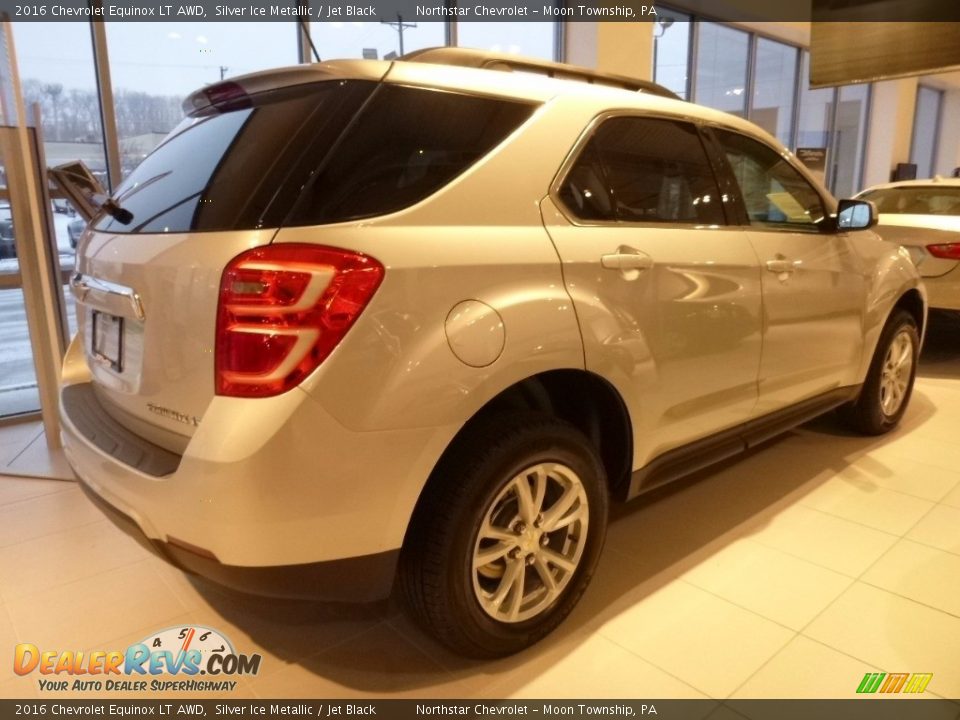 2016 Chevrolet Equinox LT AWD Silver Ice Metallic / Jet Black Photo #5