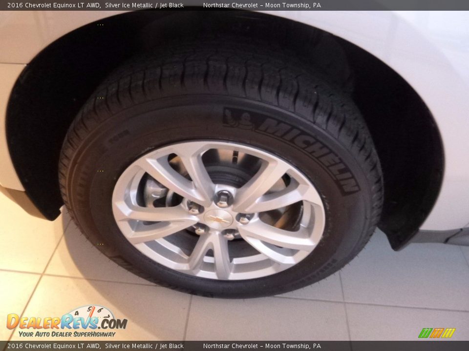 2016 Chevrolet Equinox LT AWD Silver Ice Metallic / Jet Black Photo #8