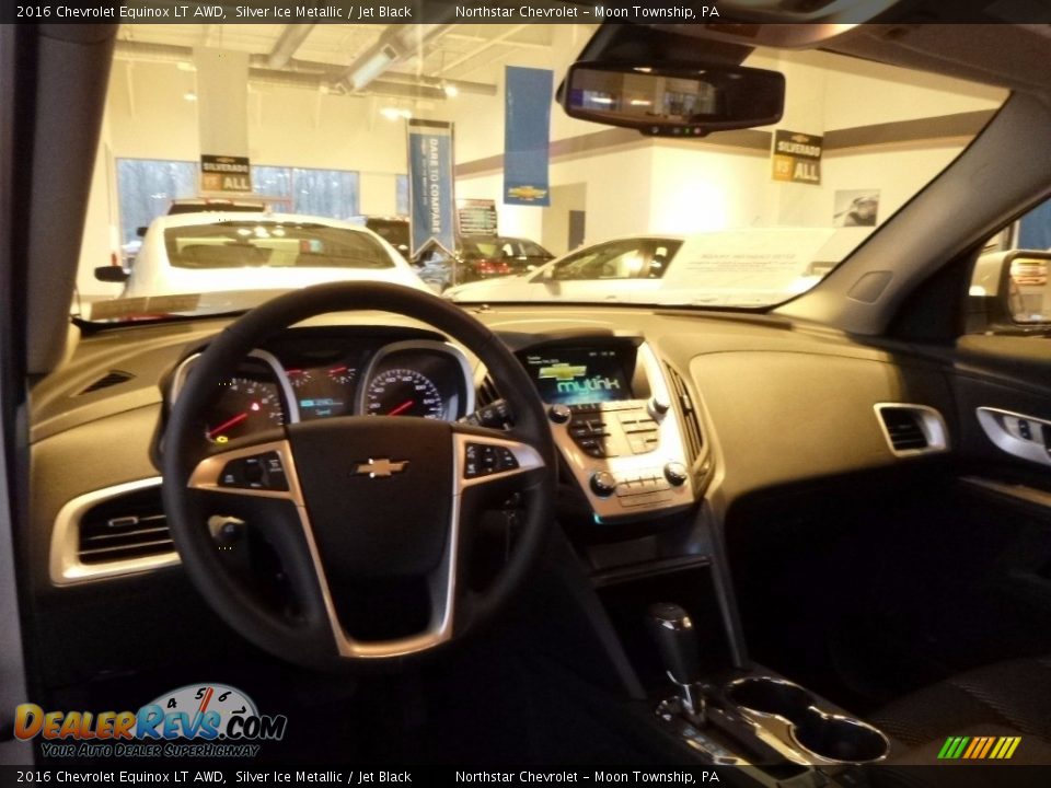 2016 Chevrolet Equinox LT AWD Silver Ice Metallic / Jet Black Photo #11