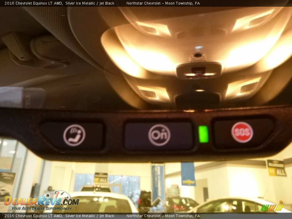 2016 Chevrolet Equinox LT AWD Silver Ice Metallic / Jet Black Photo #18