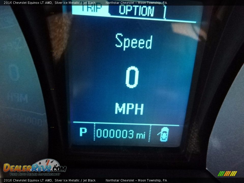 2016 Chevrolet Equinox LT AWD Silver Ice Metallic / Jet Black Photo #20