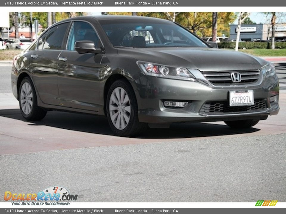 2013 Honda Accord EX Sedan Hematite Metallic / Black Photo #1