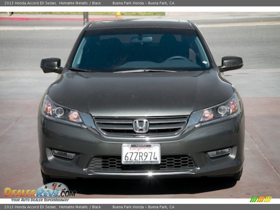 2013 Honda Accord EX Sedan Hematite Metallic / Black Photo #7