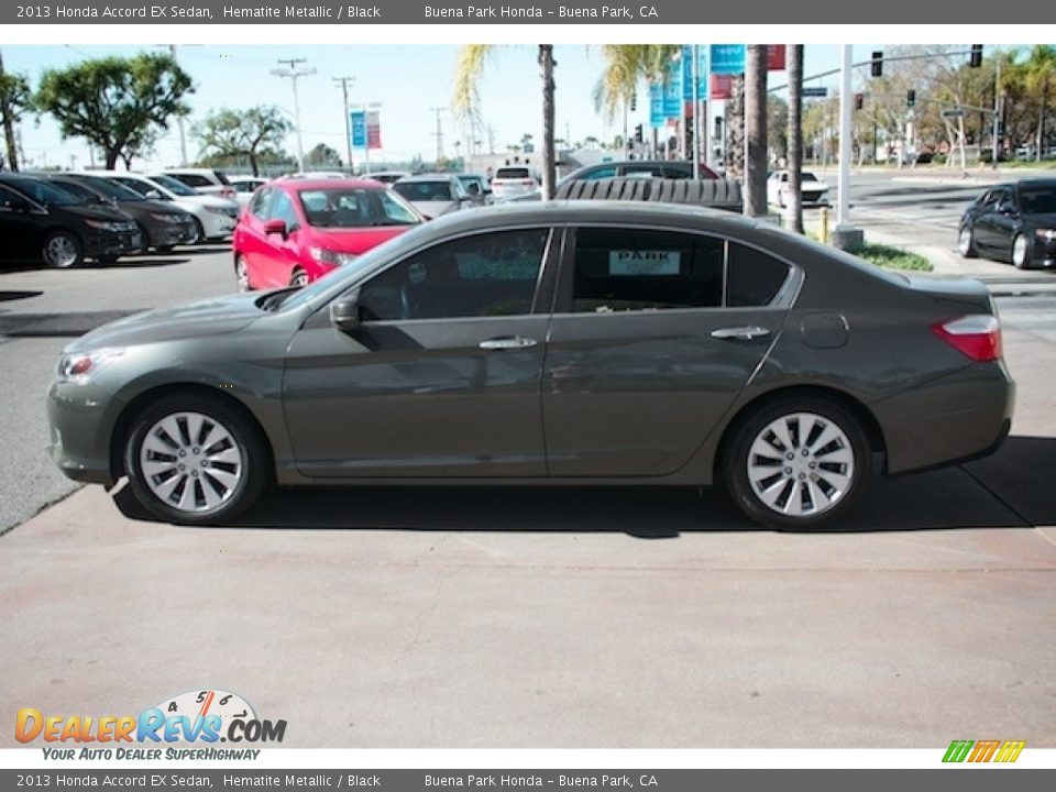 2013 Honda Accord EX Sedan Hematite Metallic / Black Photo #9