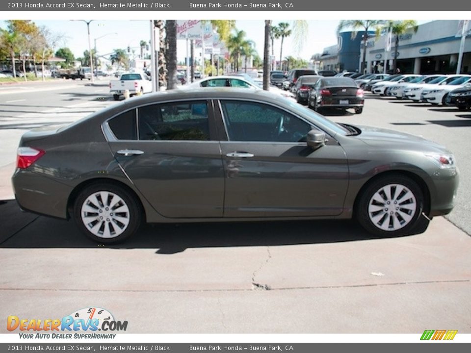 2013 Honda Accord EX Sedan Hematite Metallic / Black Photo #12