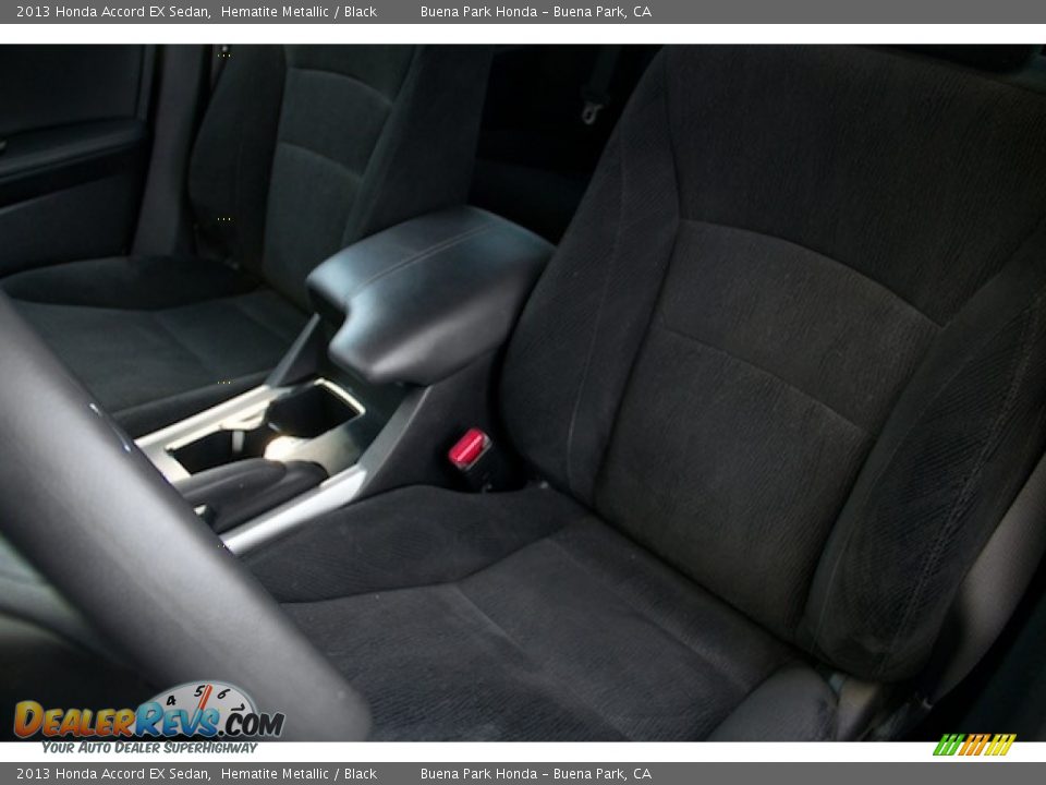 2013 Honda Accord EX Sedan Hematite Metallic / Black Photo #14