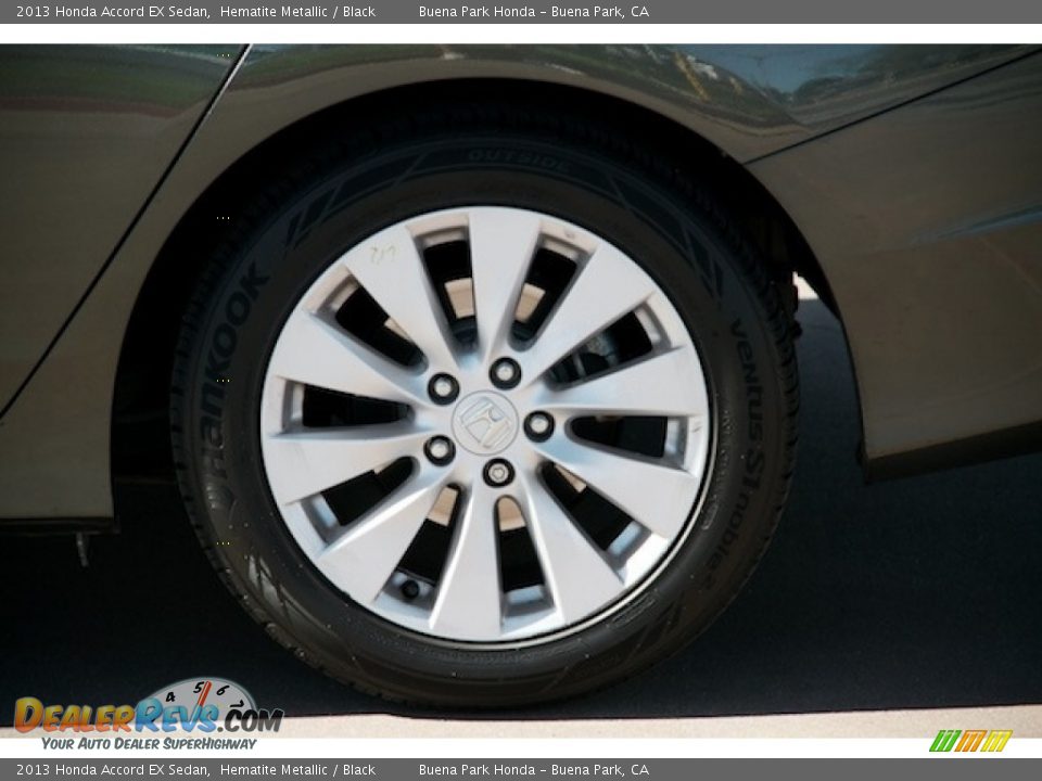 2013 Honda Accord EX Sedan Hematite Metallic / Black Photo #30