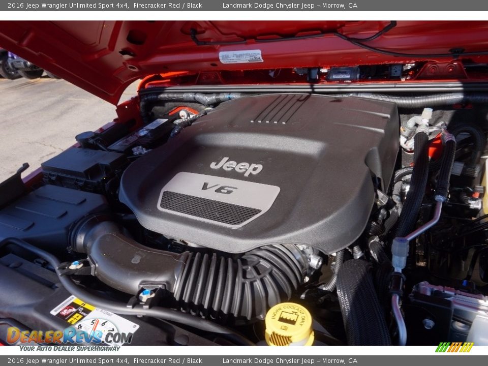 2016 Jeep Wrangler Unlimited Sport 4x4 Firecracker Red / Black Photo #5