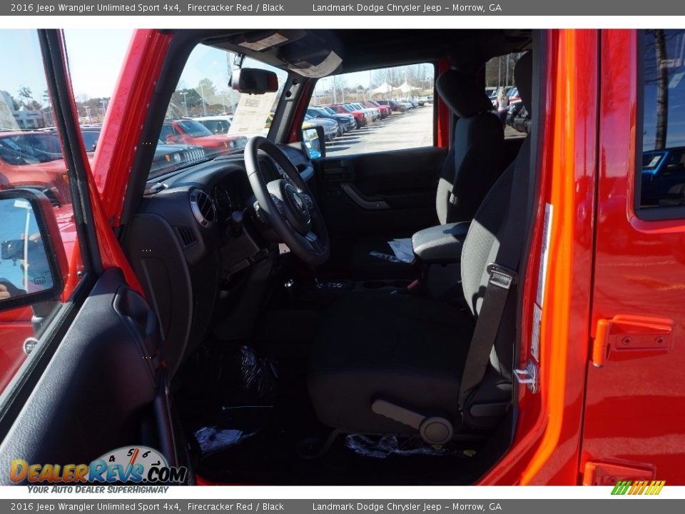 2016 Jeep Wrangler Unlimited Sport 4x4 Firecracker Red / Black Photo #8