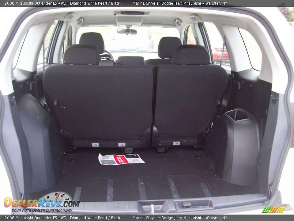 2008 Mitsubishi Outlander ES 4WD Diamond White Pearl / Black Photo #18