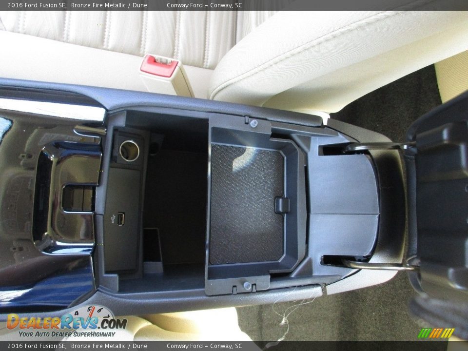 2016 Ford Fusion SE Bronze Fire Metallic / Dune Photo #21