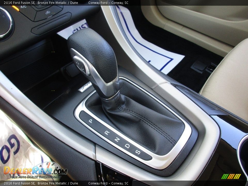 2016 Ford Fusion SE Bronze Fire Metallic / Dune Photo #22