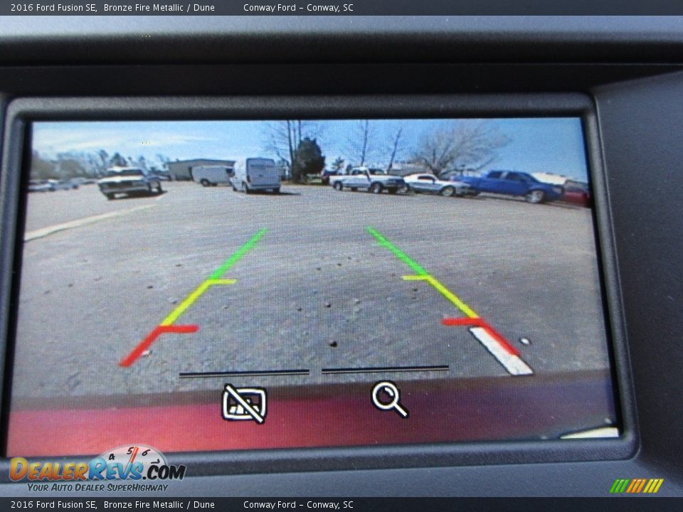 2016 Ford Fusion SE Bronze Fire Metallic / Dune Photo #25