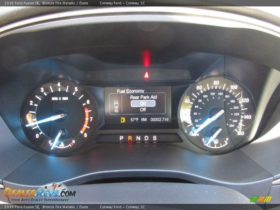 2016 Ford Fusion SE Bronze Fire Metallic / Dune Photo #29