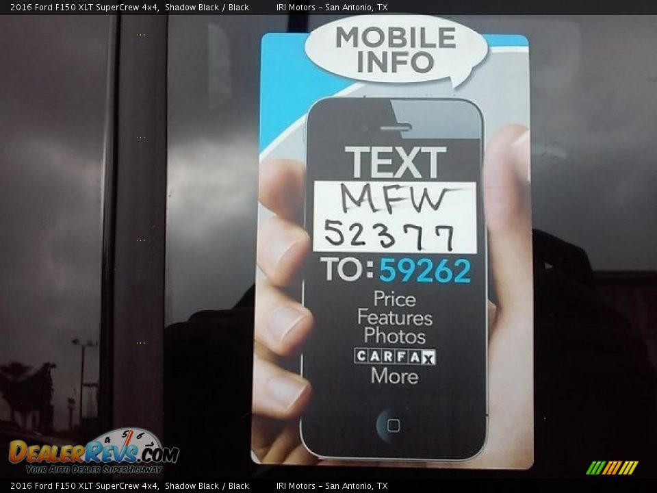 Dealer Info of 2016 Ford F150 XLT SuperCrew 4x4 Photo #2