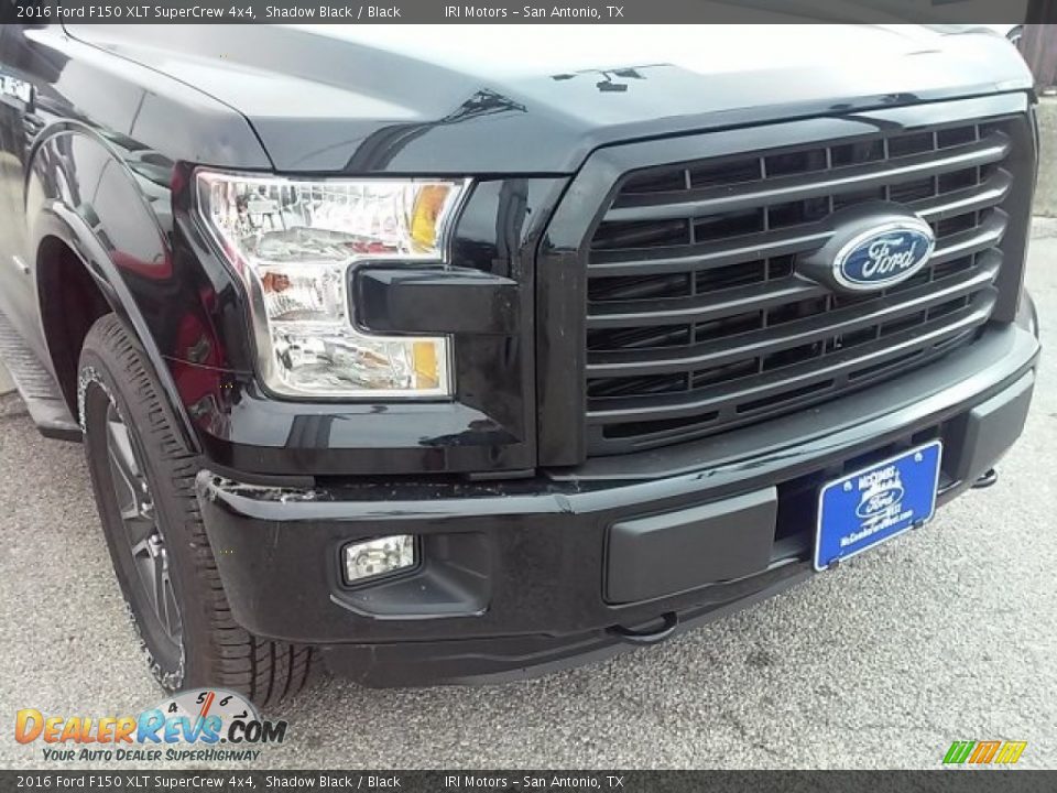 2016 Ford F150 XLT SuperCrew 4x4 Shadow Black / Black Photo #3