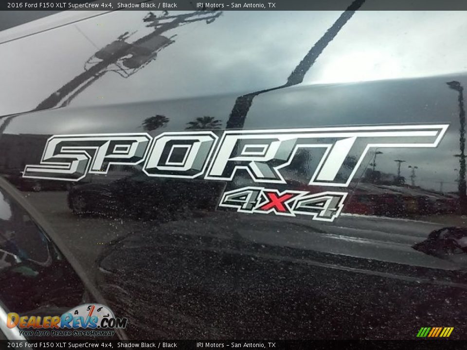 2016 Ford F150 XLT SuperCrew 4x4 Shadow Black / Black Photo #8