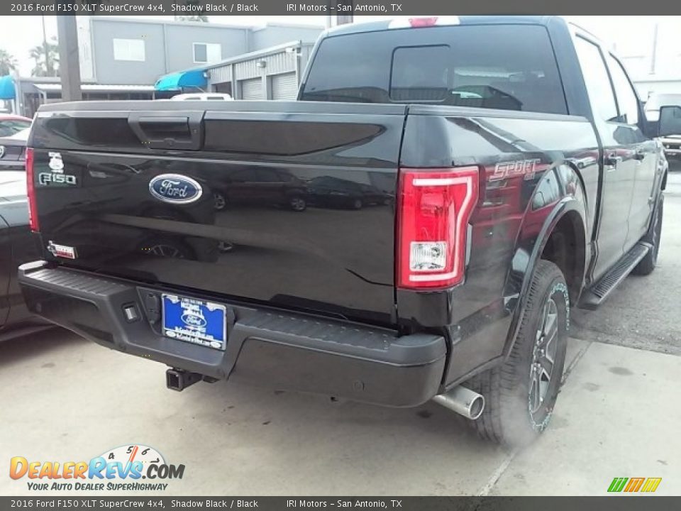 2016 Ford F150 XLT SuperCrew 4x4 Shadow Black / Black Photo #10