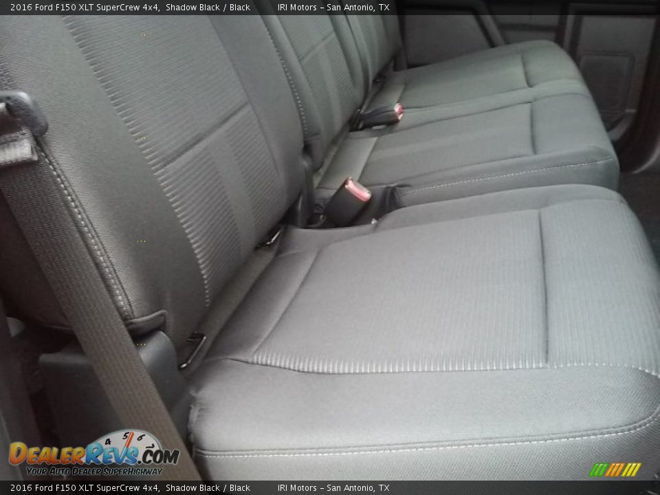 2016 Ford F150 XLT SuperCrew 4x4 Shadow Black / Black Photo #11