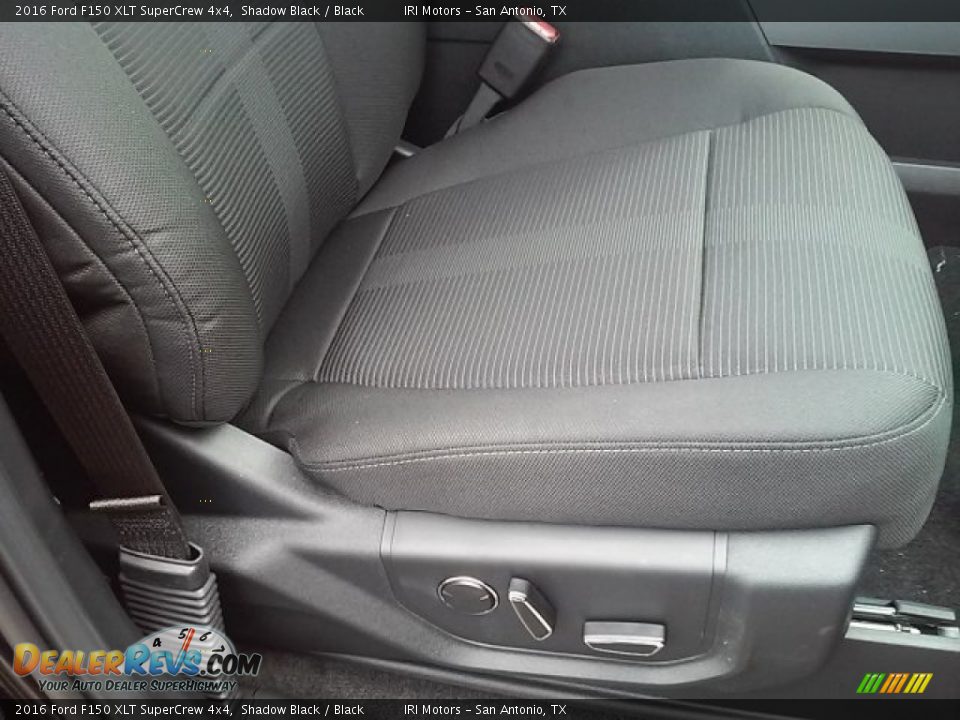 2016 Ford F150 XLT SuperCrew 4x4 Shadow Black / Black Photo #14