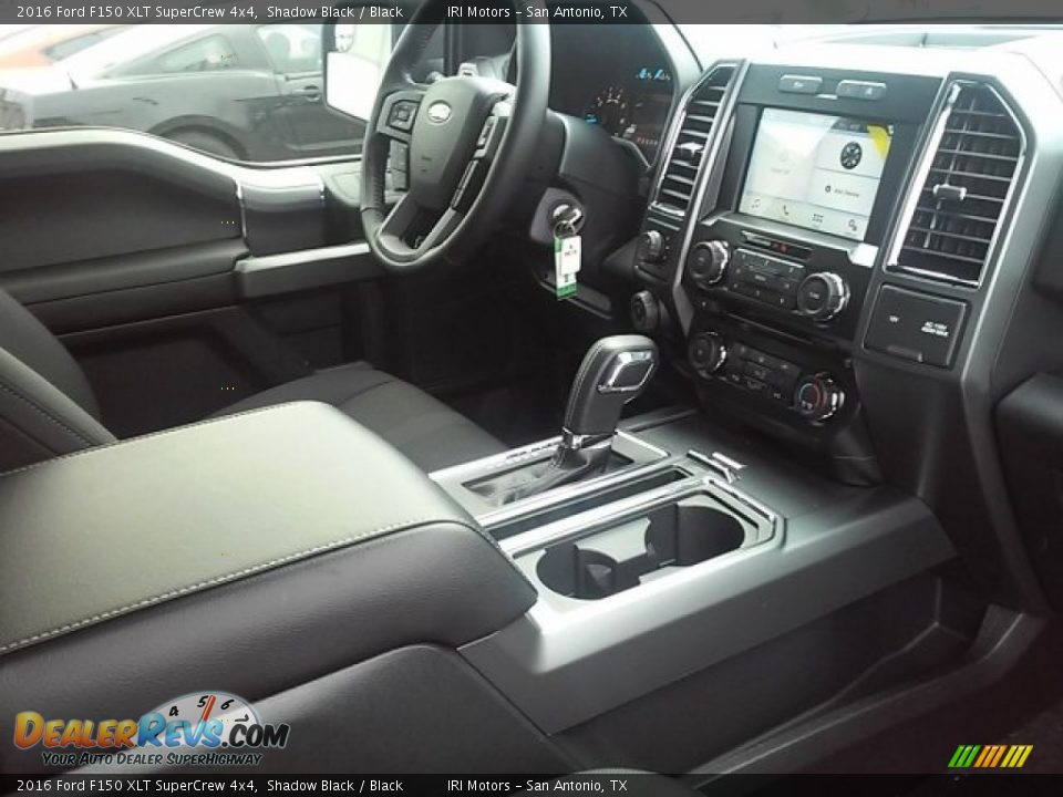 2016 Ford F150 XLT SuperCrew 4x4 Shadow Black / Black Photo #16