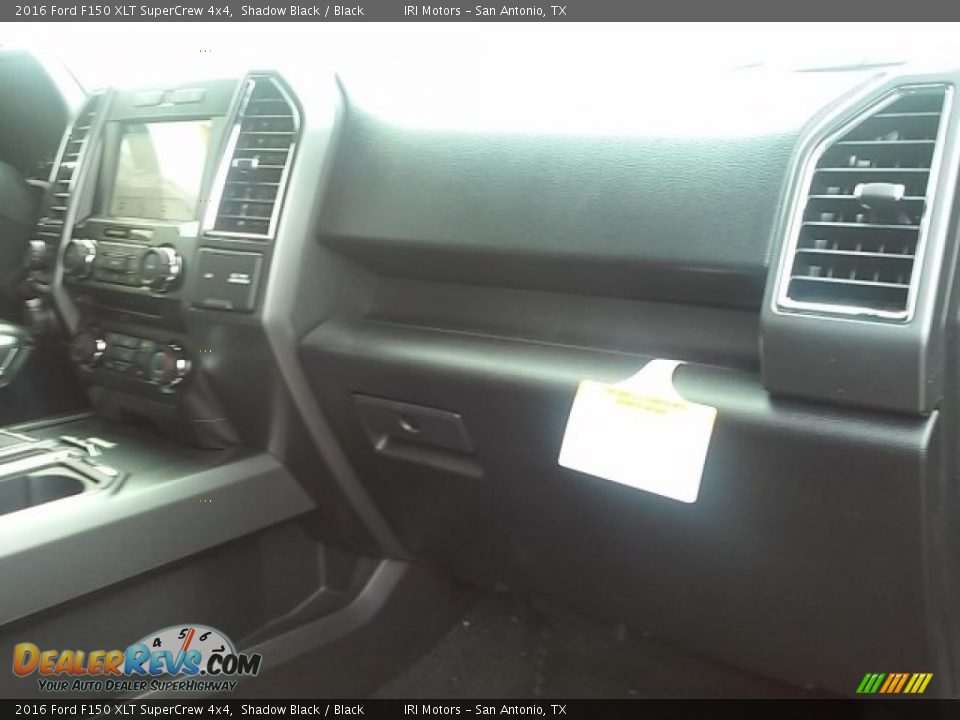 2016 Ford F150 XLT SuperCrew 4x4 Shadow Black / Black Photo #17