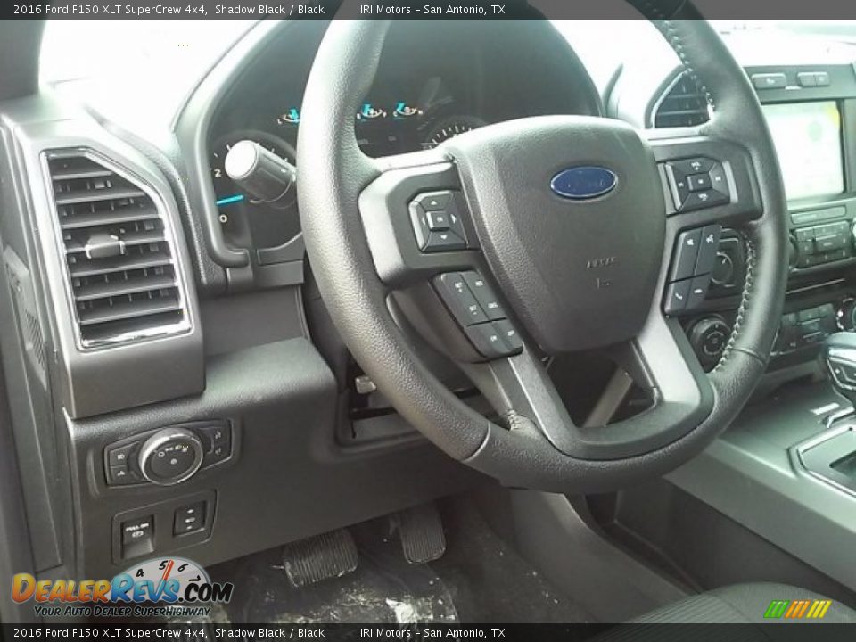 2016 Ford F150 XLT SuperCrew 4x4 Shadow Black / Black Photo #18