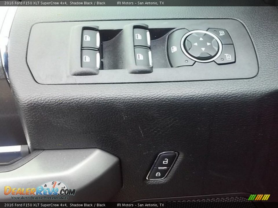 2016 Ford F150 XLT SuperCrew 4x4 Shadow Black / Black Photo #20