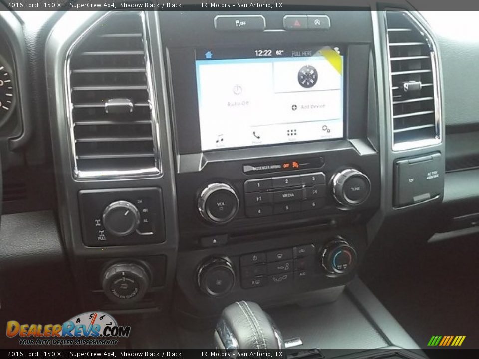 2016 Ford F150 XLT SuperCrew 4x4 Shadow Black / Black Photo #25