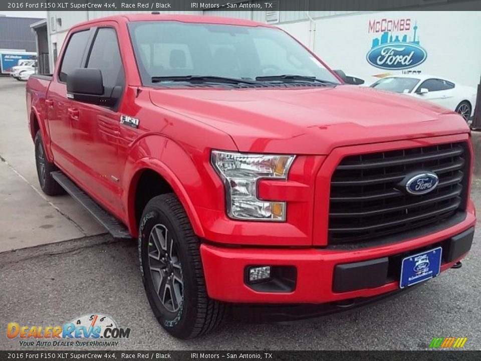 2016 Ford F150 XLT SuperCrew 4x4 Race Red / Black Photo #1