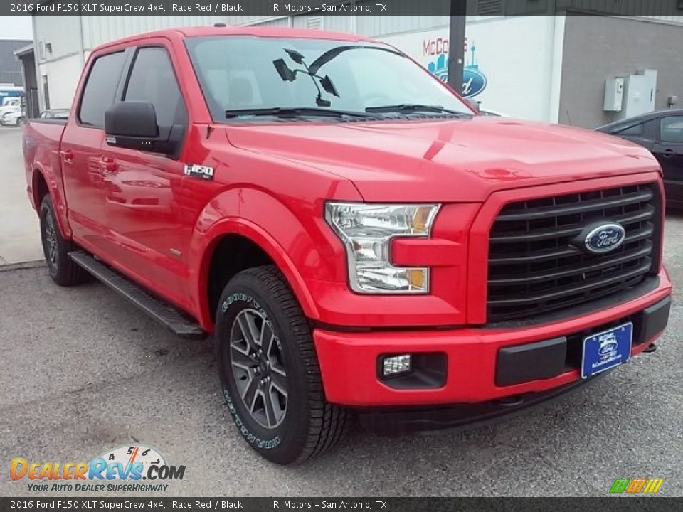 2016 Ford F150 XLT SuperCrew 4x4 Race Red / Black Photo #30