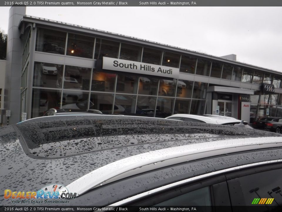 2016 Audi Q5 2.0 TFSI Premium quattro Monsoon Gray Metallic / Black Photo #3