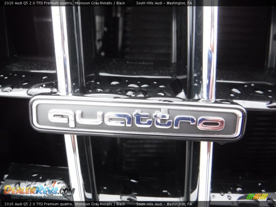 2016 Audi Q5 2.0 TFSI Premium quattro Monsoon Gray Metallic / Black Photo #7