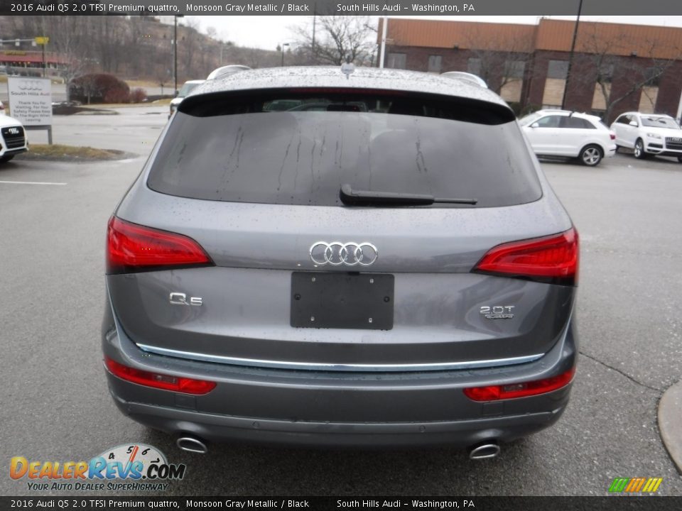 2016 Audi Q5 2.0 TFSI Premium quattro Monsoon Gray Metallic / Black Photo #13