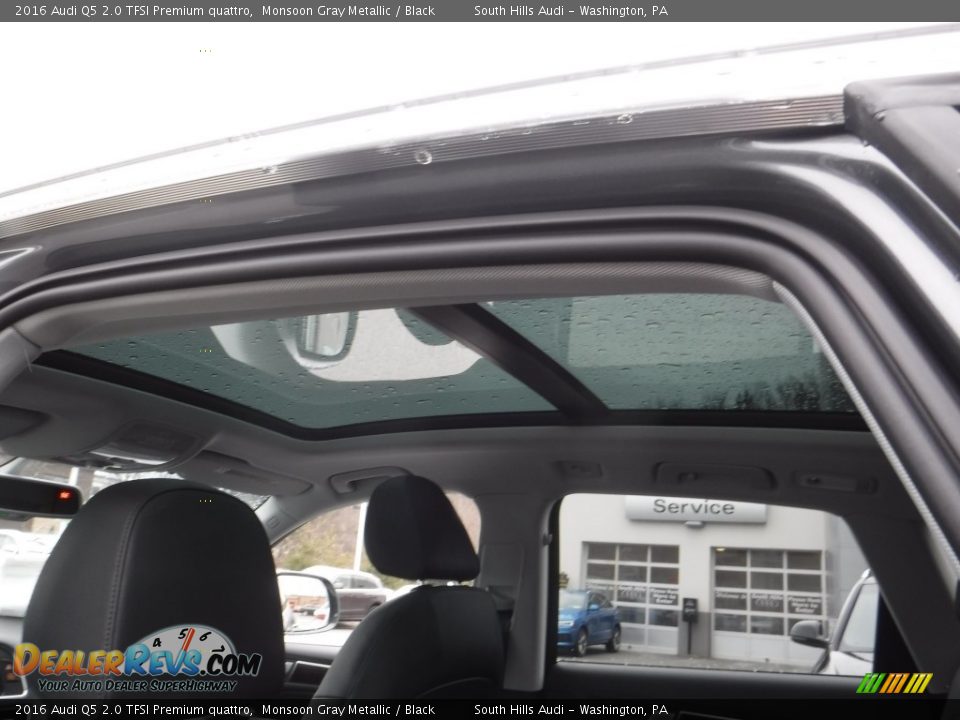 2016 Audi Q5 2.0 TFSI Premium quattro Monsoon Gray Metallic / Black Photo #18