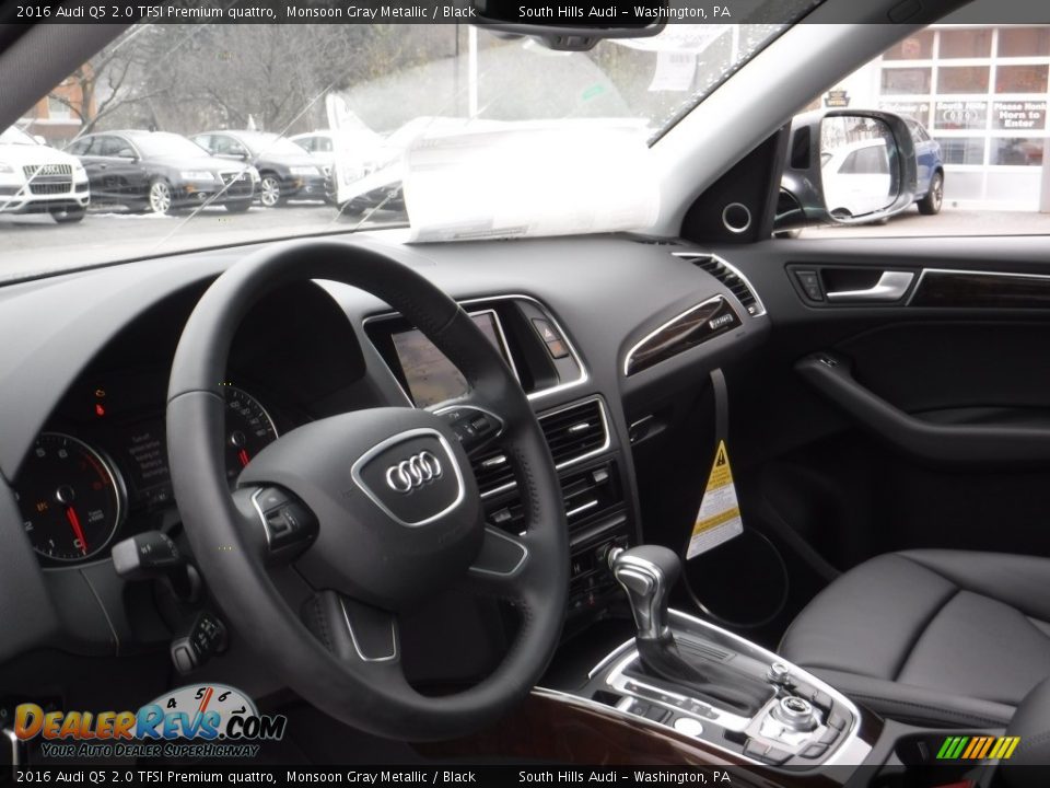 2016 Audi Q5 2.0 TFSI Premium quattro Monsoon Gray Metallic / Black Photo #20