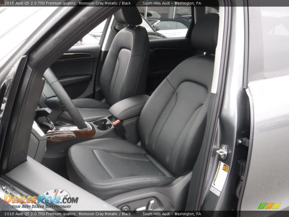 2016 Audi Q5 2.0 TFSI Premium quattro Monsoon Gray Metallic / Black Photo #21